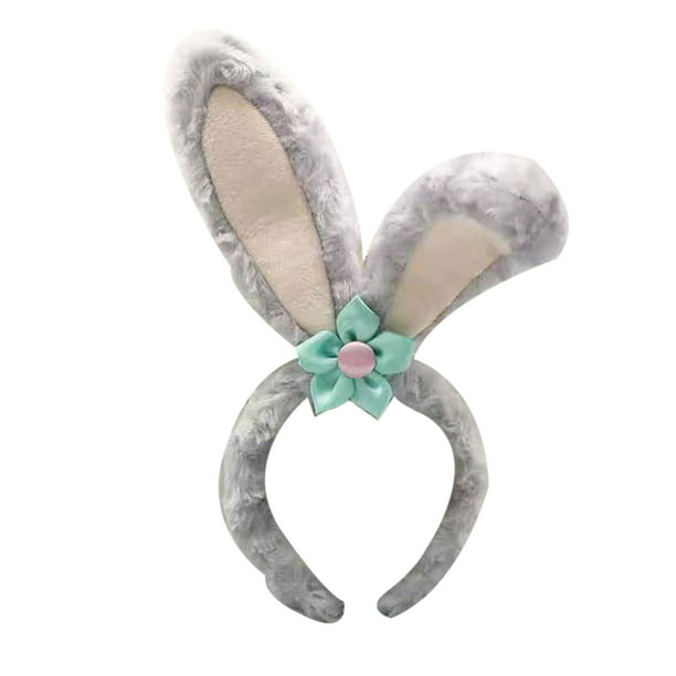 Girl  Rabbit Bunny Ear Bow Wide Headband Hairband Tie Hair Hoop Accessories 